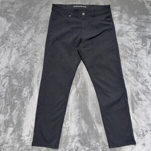 Western Rise Diversion Pants Mens 34x30 Charcoal Travel Performance Technical‎